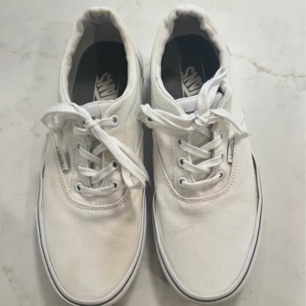 Womens White Vans